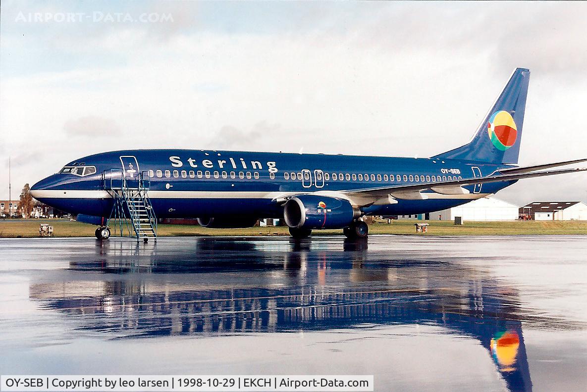 OY-SEB, 1998 Boeing 737-8Q8 C/N 28214, Copenhagen Kastrup 28.10.98
