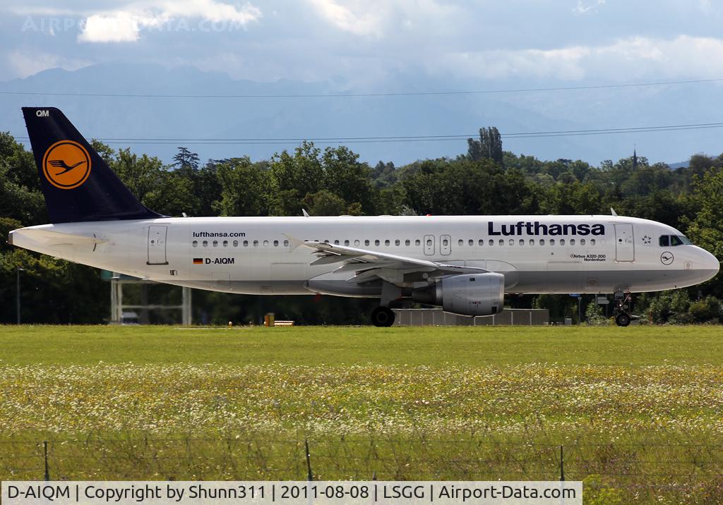 D-AIQM, 1991 Airbus A320-211 C/N 0268, Ready for take off rwy 23