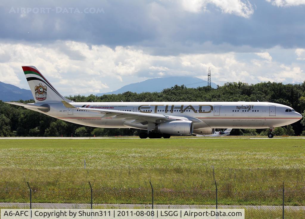A6-AFC, 2010 Airbus A330-343X C/N 1167, Redy for take off rwy 23