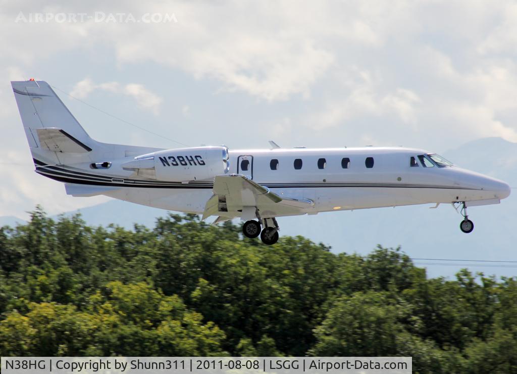 N38HG, 2000 Cessna 560XL Citation Excel C/N 560-5114, Landing rwy 23