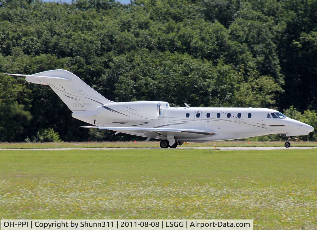 OH-PPI, 2000 Cessna 750 Citation X Citation X C/N 750-0115, Ready for take off rwy 23