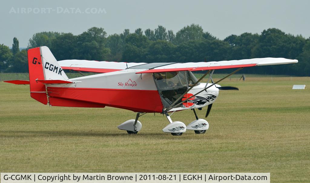 G-CGMK, 2009 Skyranger 582(1) C/N BMAA/HB/491, SHOT AT HEADCORN