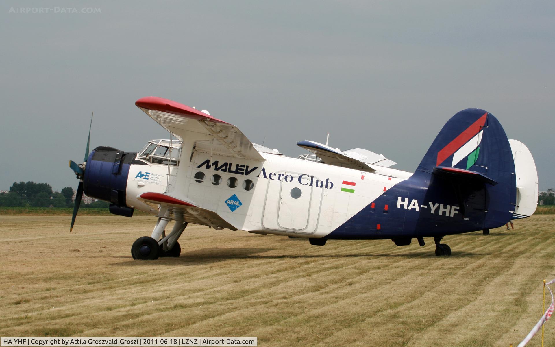 HA-YHF, 1988 PZL-Mielec AN-2PF C/N 1G224-13, Nové Zámky Airport - Slovakia