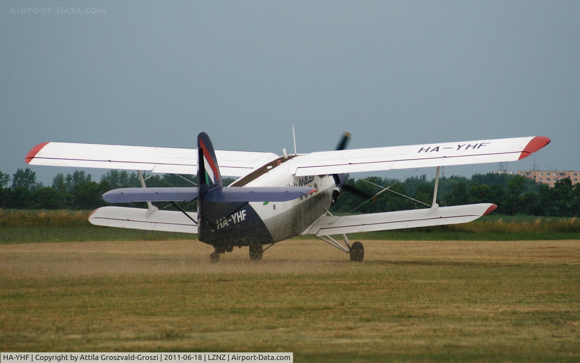 HA-YHF, 1988 PZL-Mielec AN-2PF C/N 1G224-13, Nové Zámky Airport - Slovakia