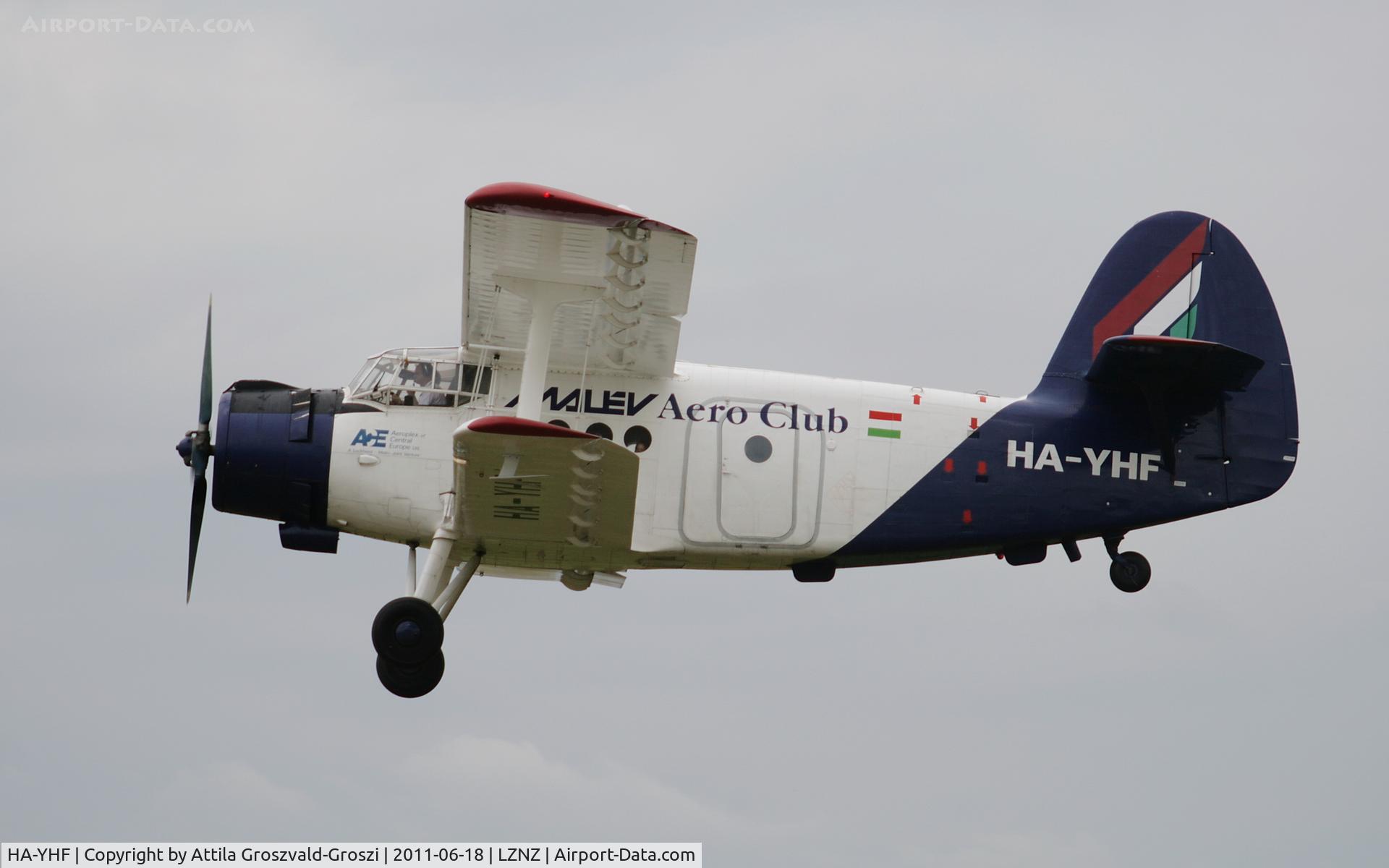 HA-YHF, 1988 PZL-Mielec AN-2PF C/N 1G224-13, Nové Zámky Airport - Slovakia