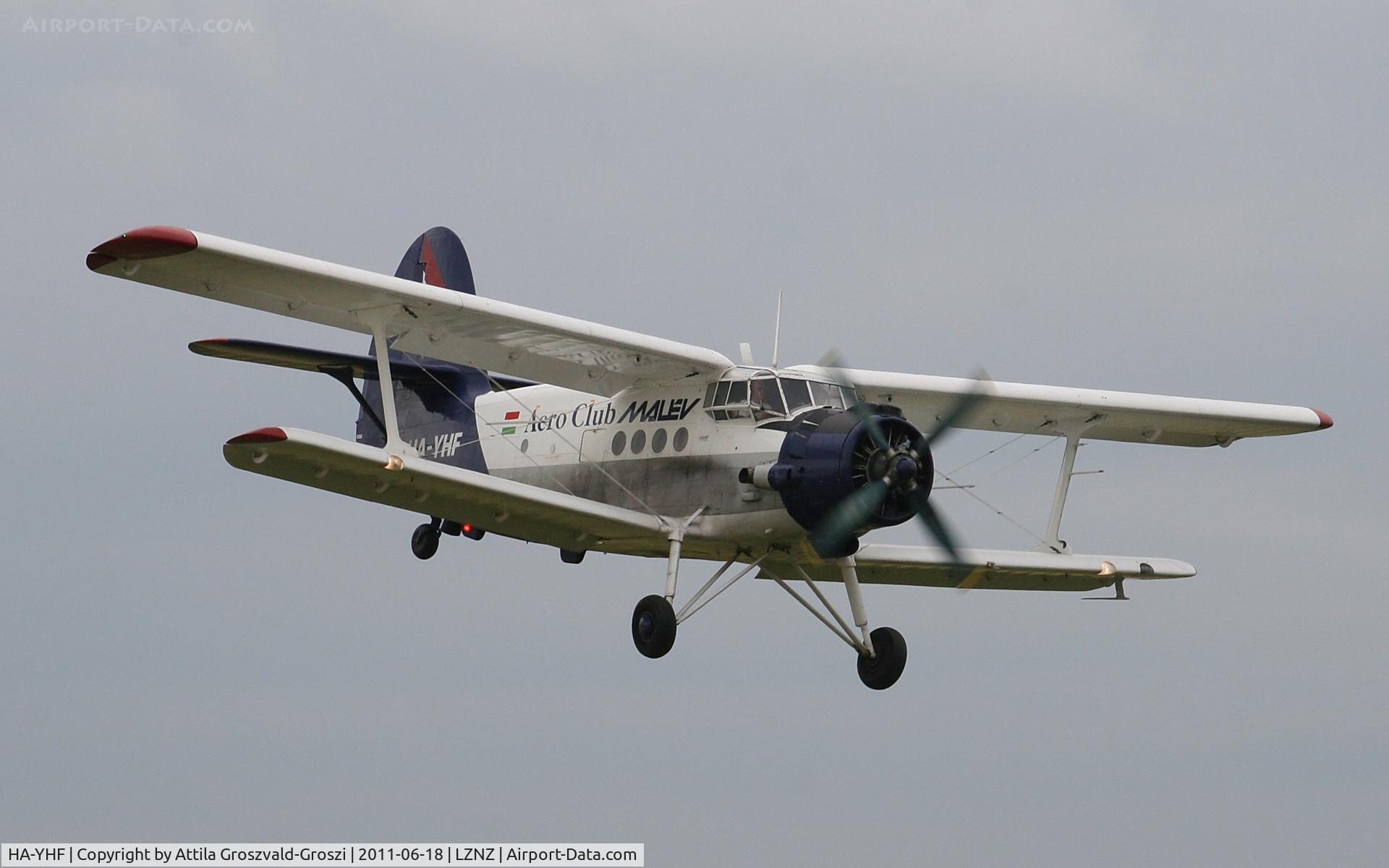 HA-YHF, 1988 PZL-Mielec AN-2PF C/N 1G224-13, Nové Zámky Airport - Slovakia