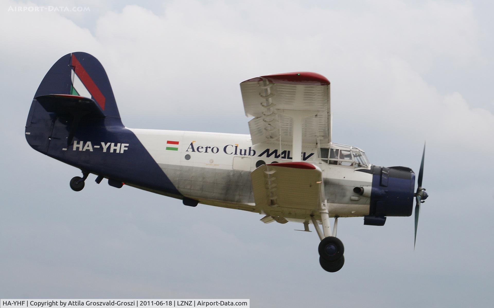 HA-YHF, 1988 PZL-Mielec AN-2PF C/N 1G224-13, Nové Zámky Airport - Slovakia