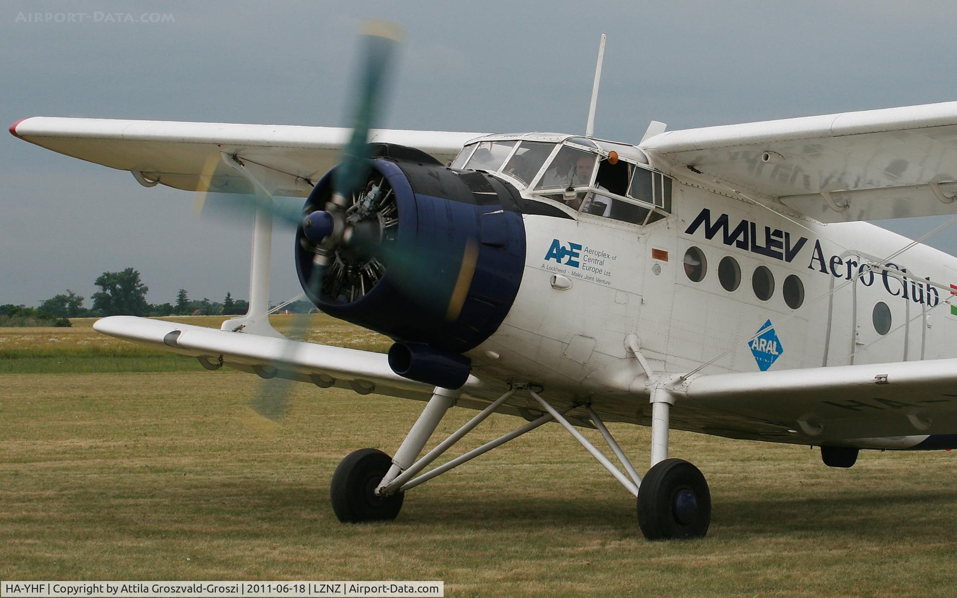 HA-YHF, 1988 PZL-Mielec AN-2PF C/N 1G224-13, Nové Zámky Airport - Slovakia
