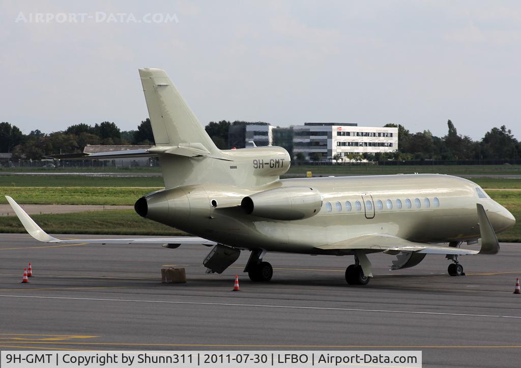 9H-GMT, 2011 Dassault Falcon 900LX C/N 247, Parked...