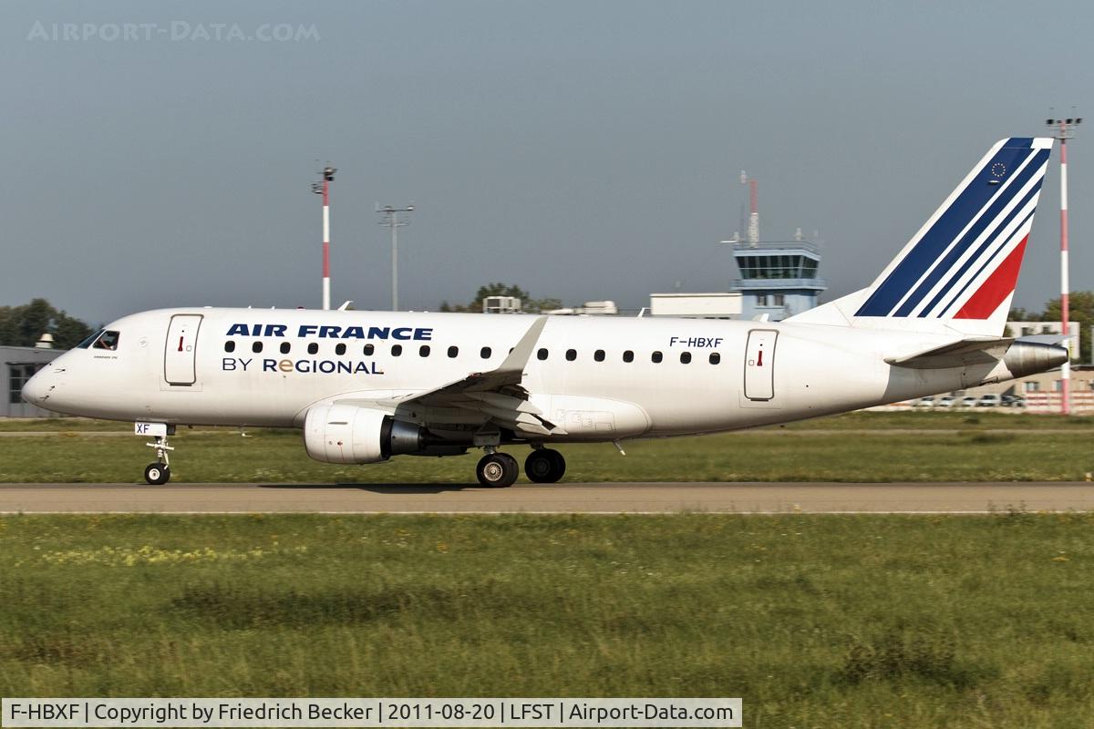F-HBXF, 2009 Embraer 170ST (ERJ-170-100ST) C/N 17000292, departure out of Strasbourg