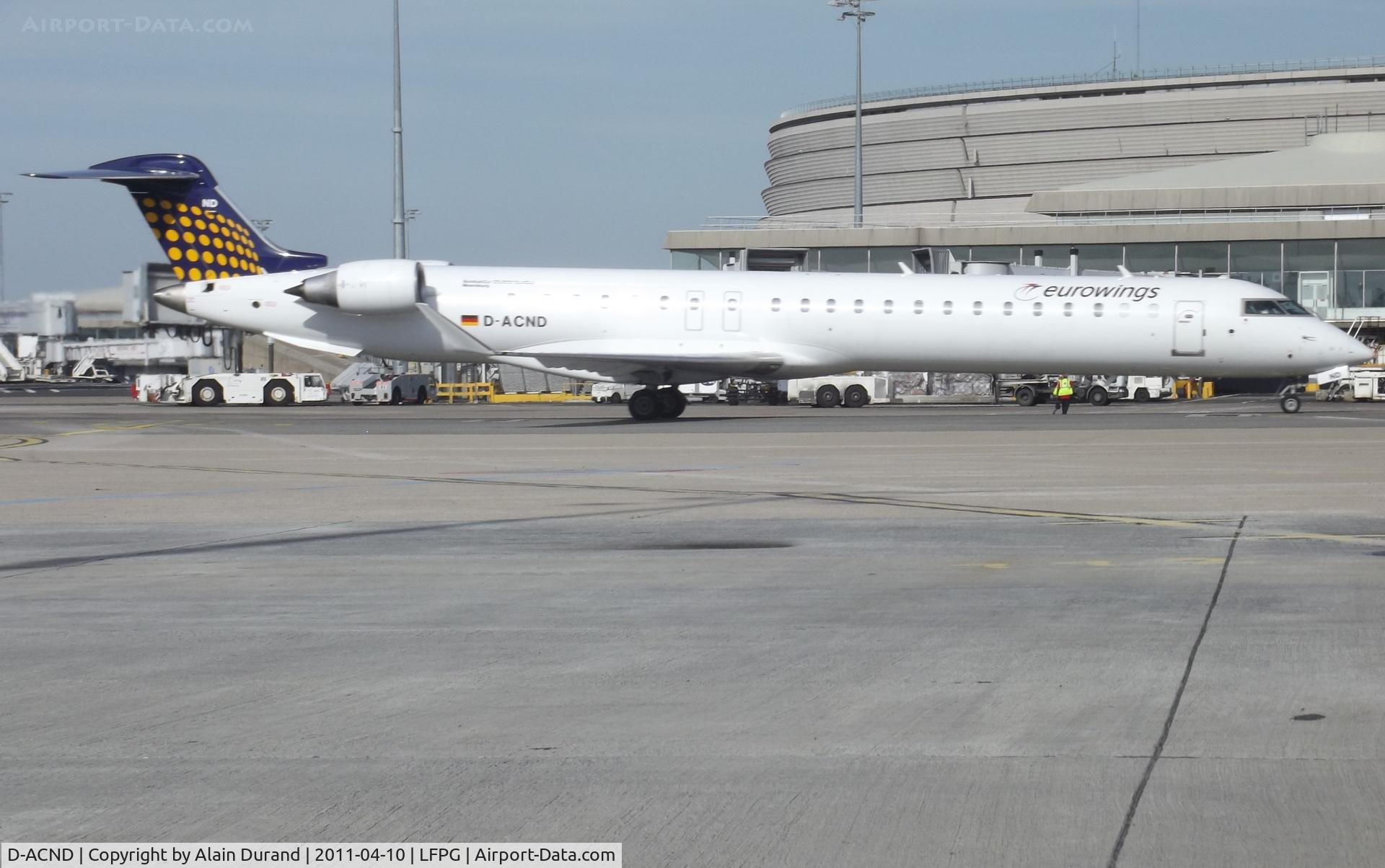 D-ACND, 2009 Bombardier CRJ-701 (CL-600-2C10) Regional Jet C/N 15238, Named 