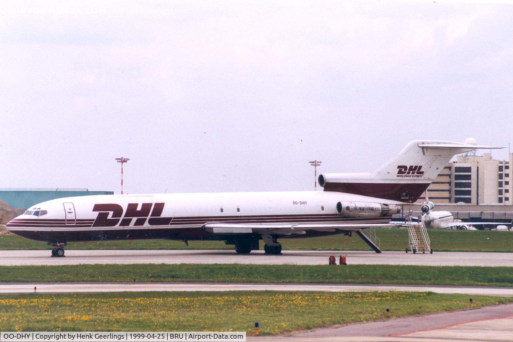 OO-DHY, 1975 Boeing 727-230(F) C/N 20905, DHL