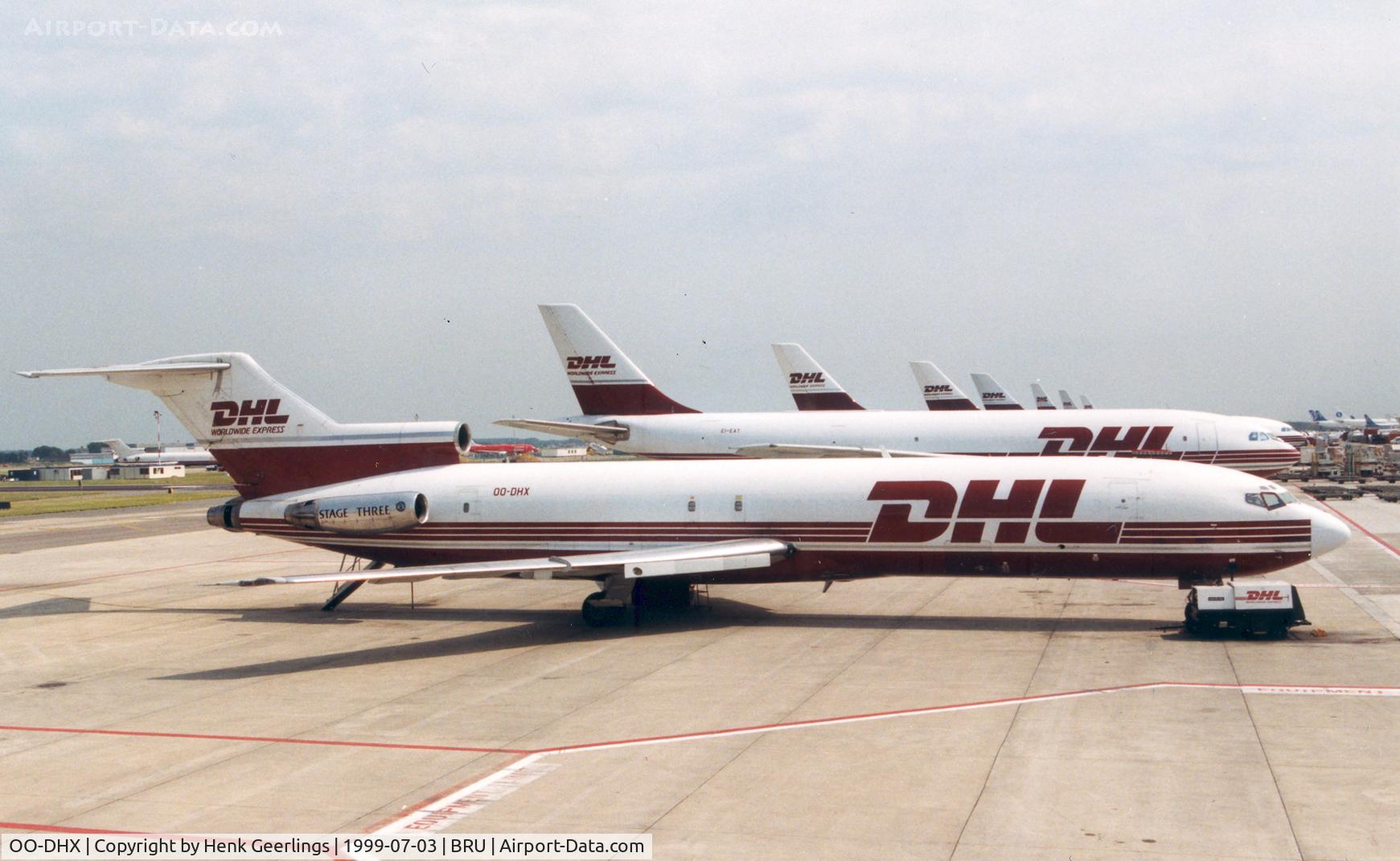 OO-DHX, 1976 Boeing 727-223(F) C/N 20994, DHL