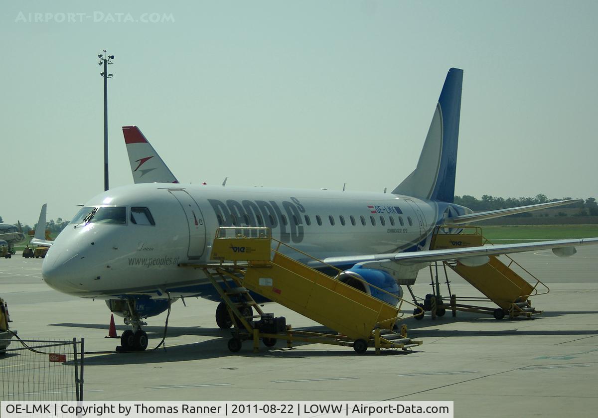 OE-LMK, 2006 Embraer 170LR (ERJ-170-100LR) C/N 17000150, Peoples Viennaline Embraear 170