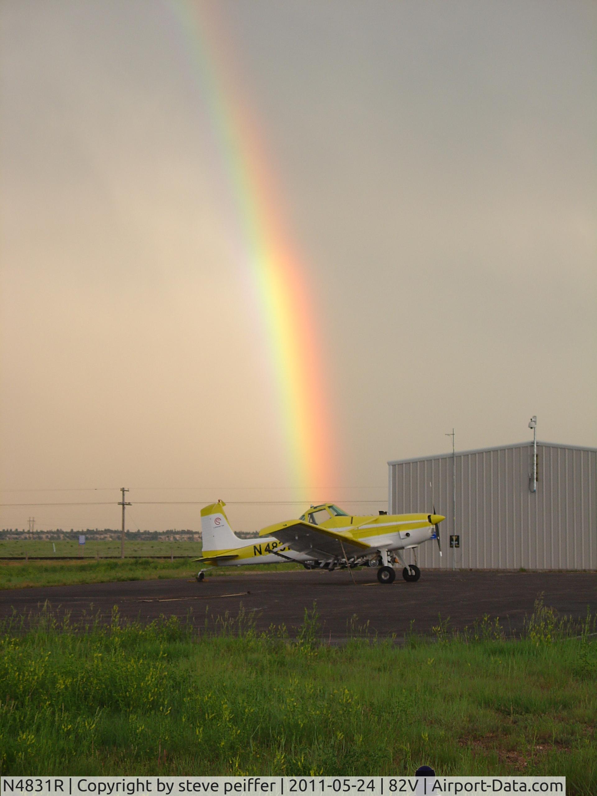N4831R, 1975 Cessna A188B C/N 18802350, end of a day