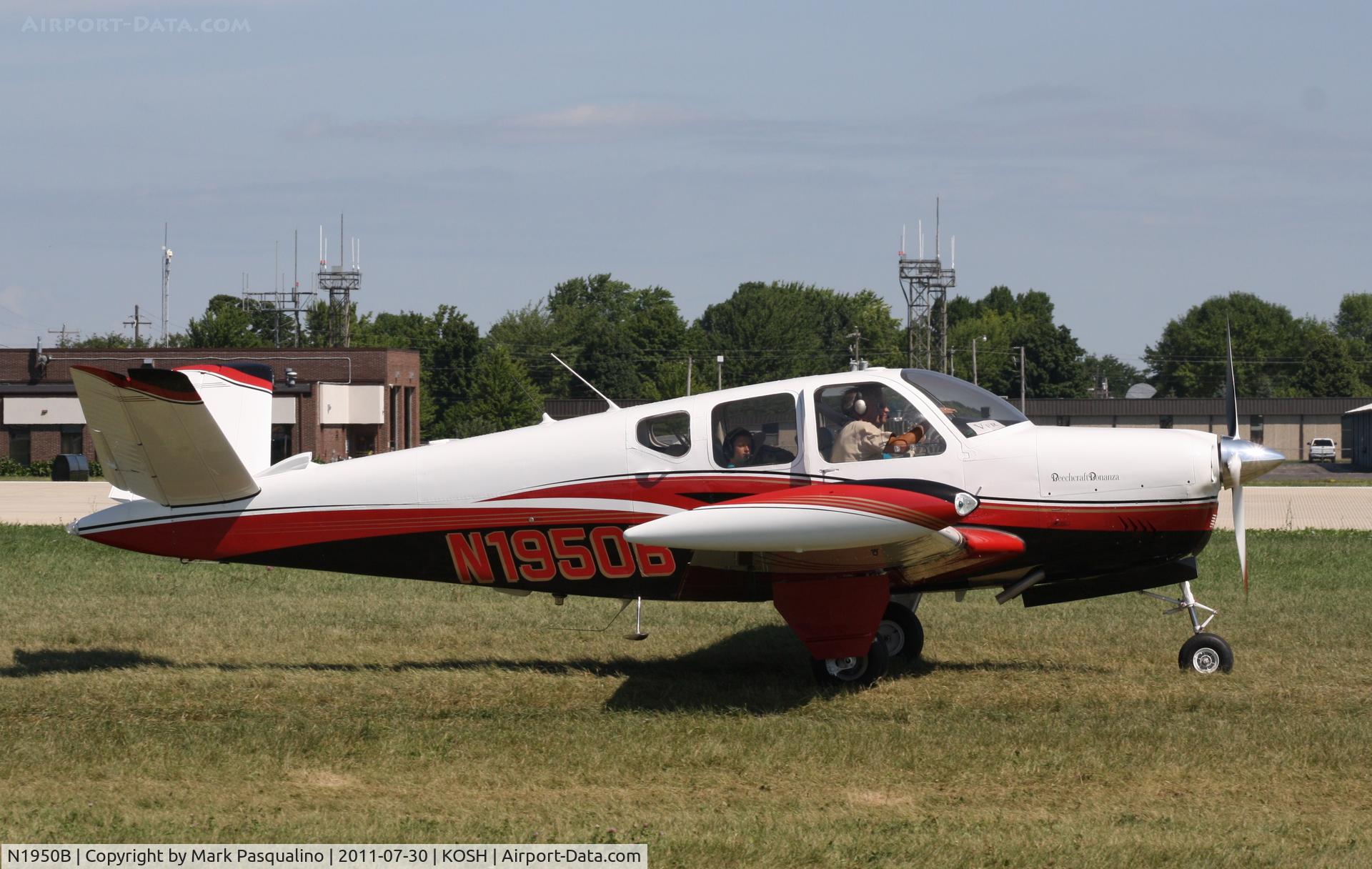 N1950B, 1950 Beech B35 C/N D-2206, Beech B35