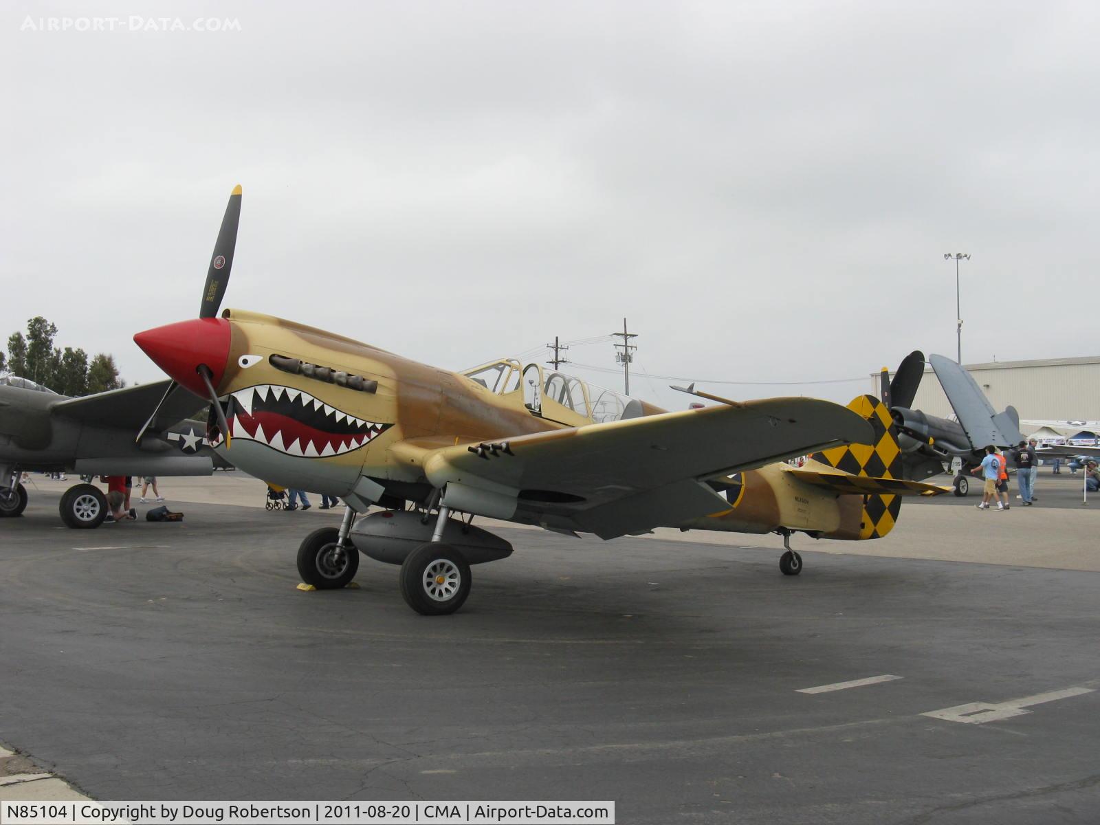 N85104, Curtiss P-40N-5CU Kittyhawk C/N 28954/F858, Curtiss Wright/Maloney P-40N KITTYHAWK IV, Allison V-1710-81 1,360 Hp