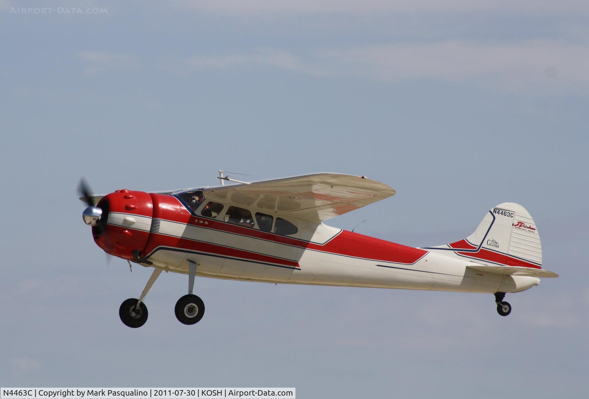 N4463C, 1953 Cessna 195 C/N 16048, Cessna 195