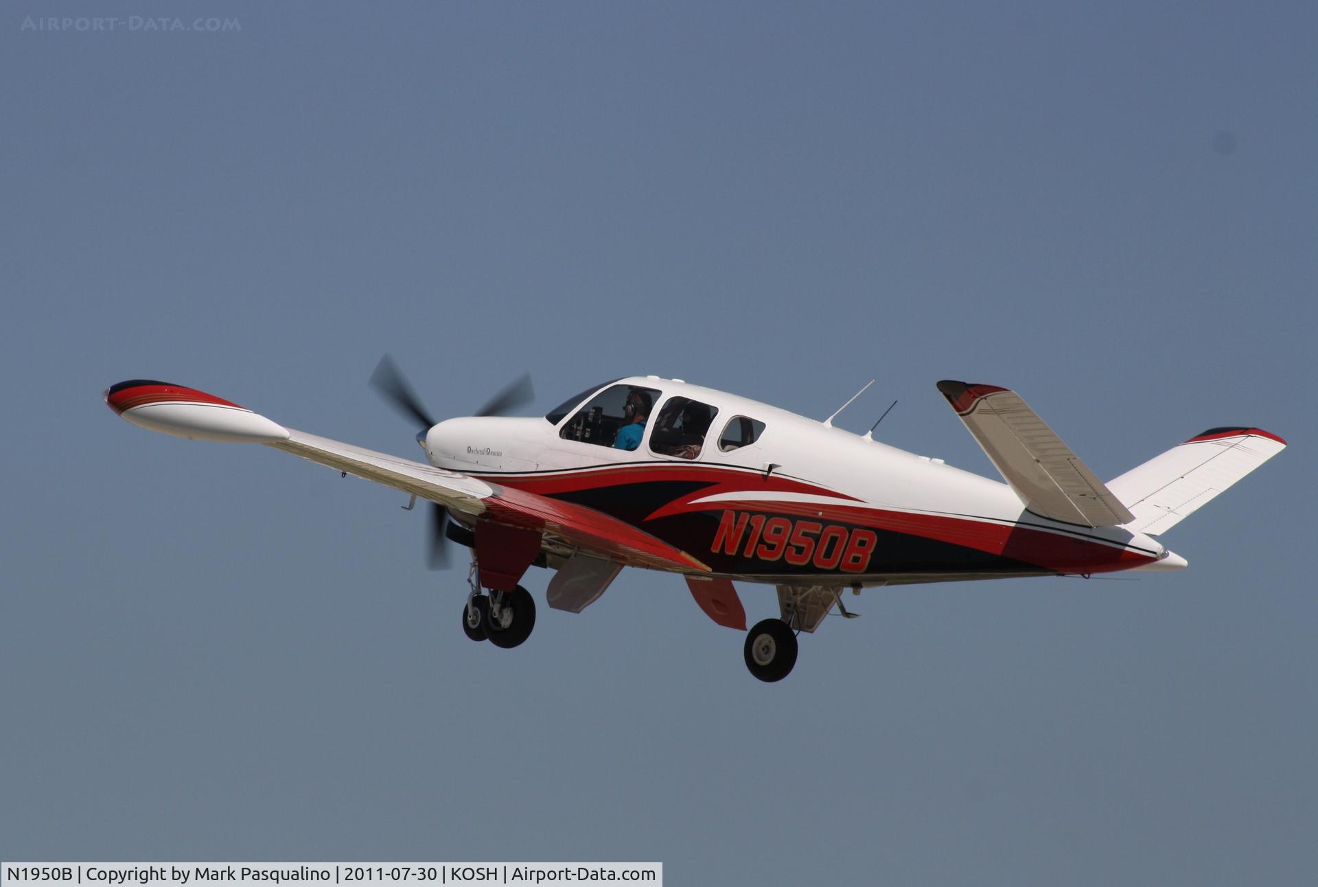 N1950B, 1950 Beech B35 C/N D-2206, Beech B35