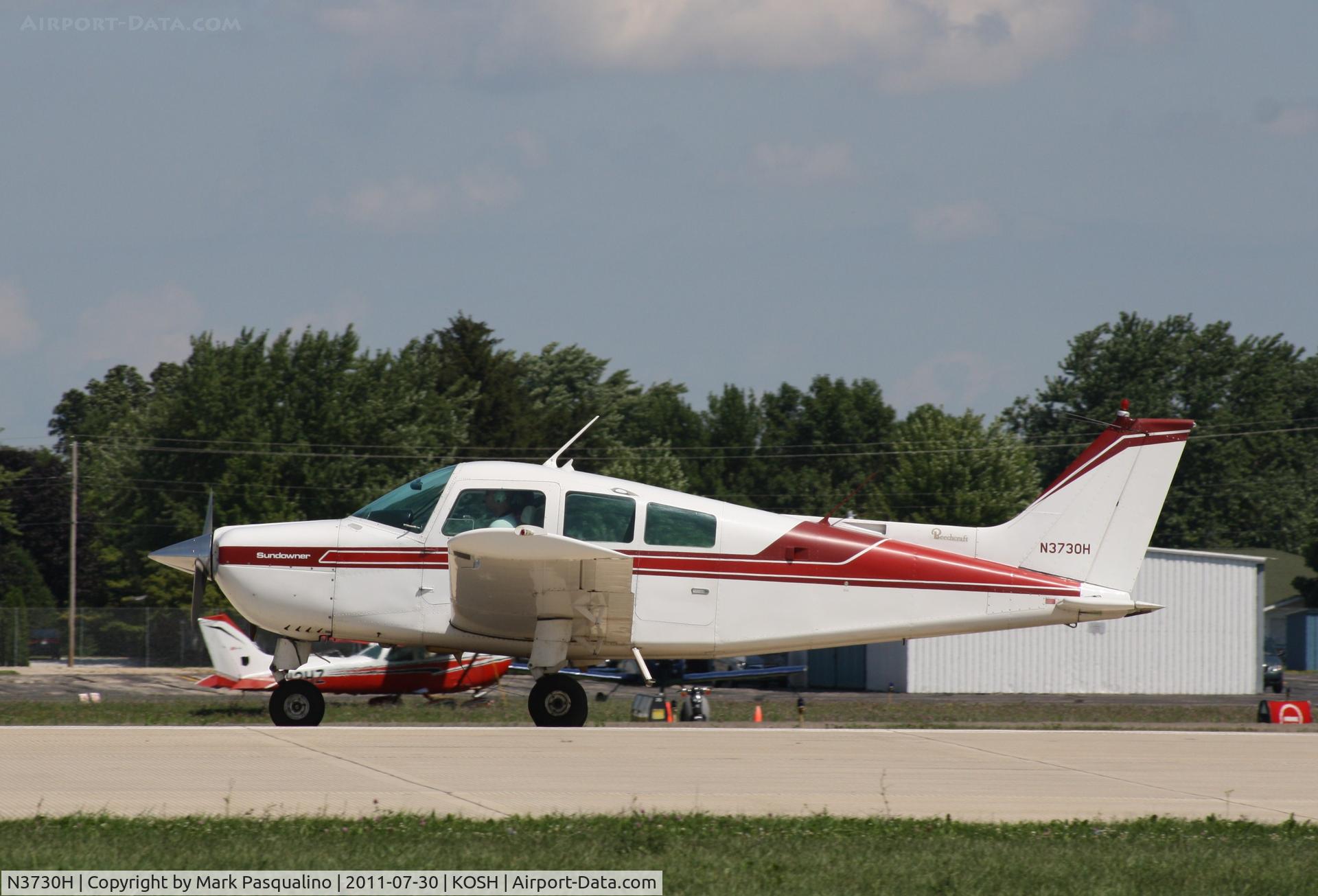 N3730H, 1980 Beech C23 Sundowner 180 C/N M-2287, Beech C23
