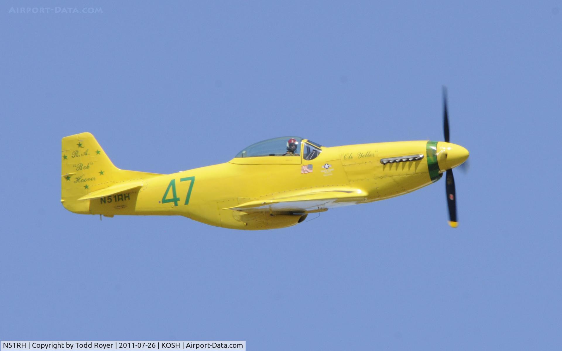 N51RH, North American P-51D Mustang C/N 44-74739, AIRVENTURE 2011