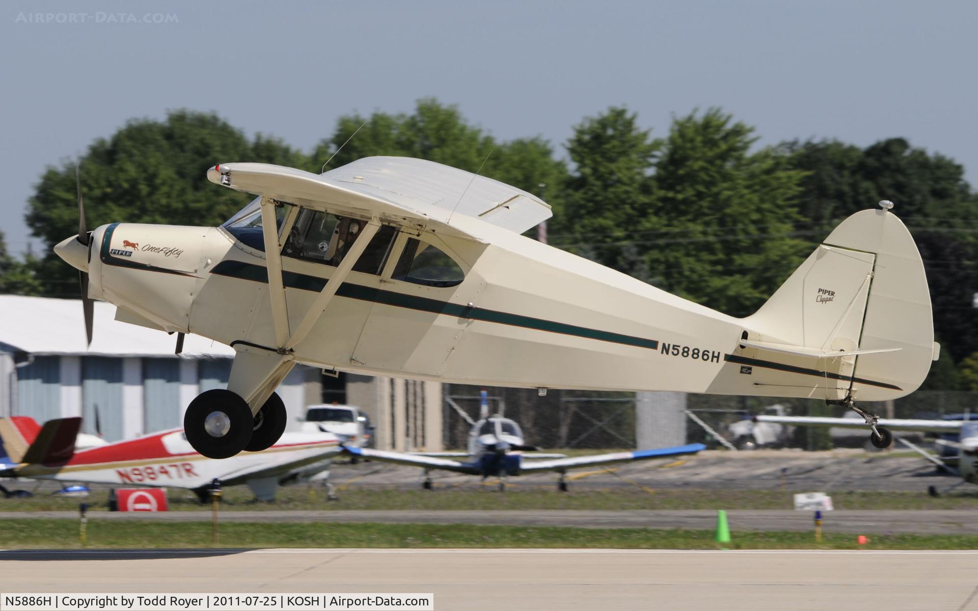 N5886H, 1949 Piper PA-16 Clipper C/N 16-503, AIRVENTURE 2011