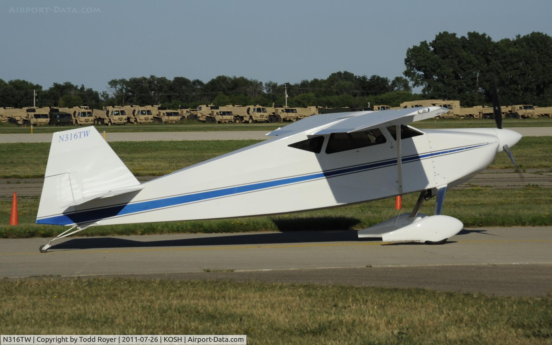 N316TW, 2006 Wittman W-10 Tailwind C/N 1206JR, AIRVENTURE 2011