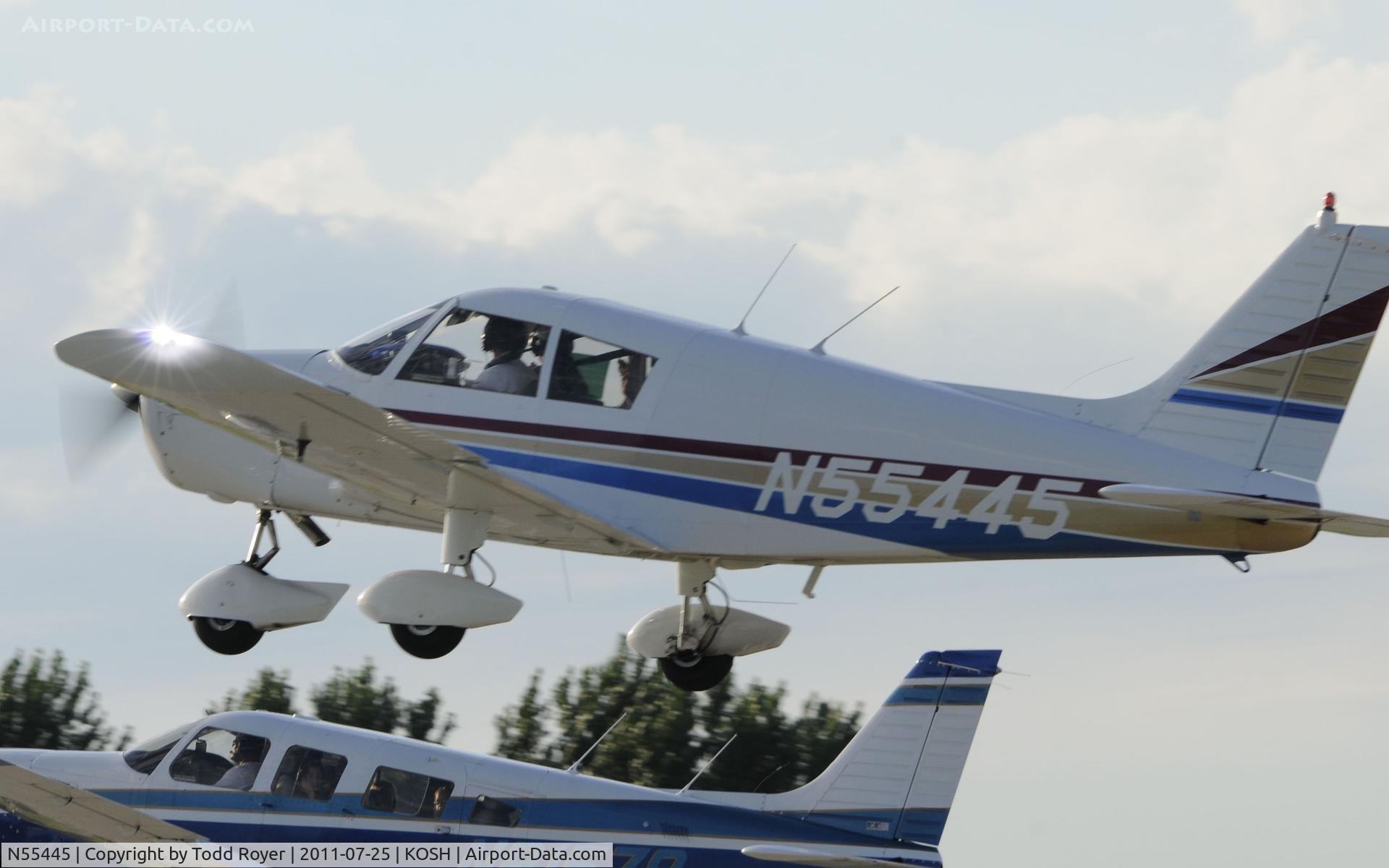 N55445, 1973 Piper PA-28-140 Cherokee C/N 28-7325402, AIRVENTURE 2011