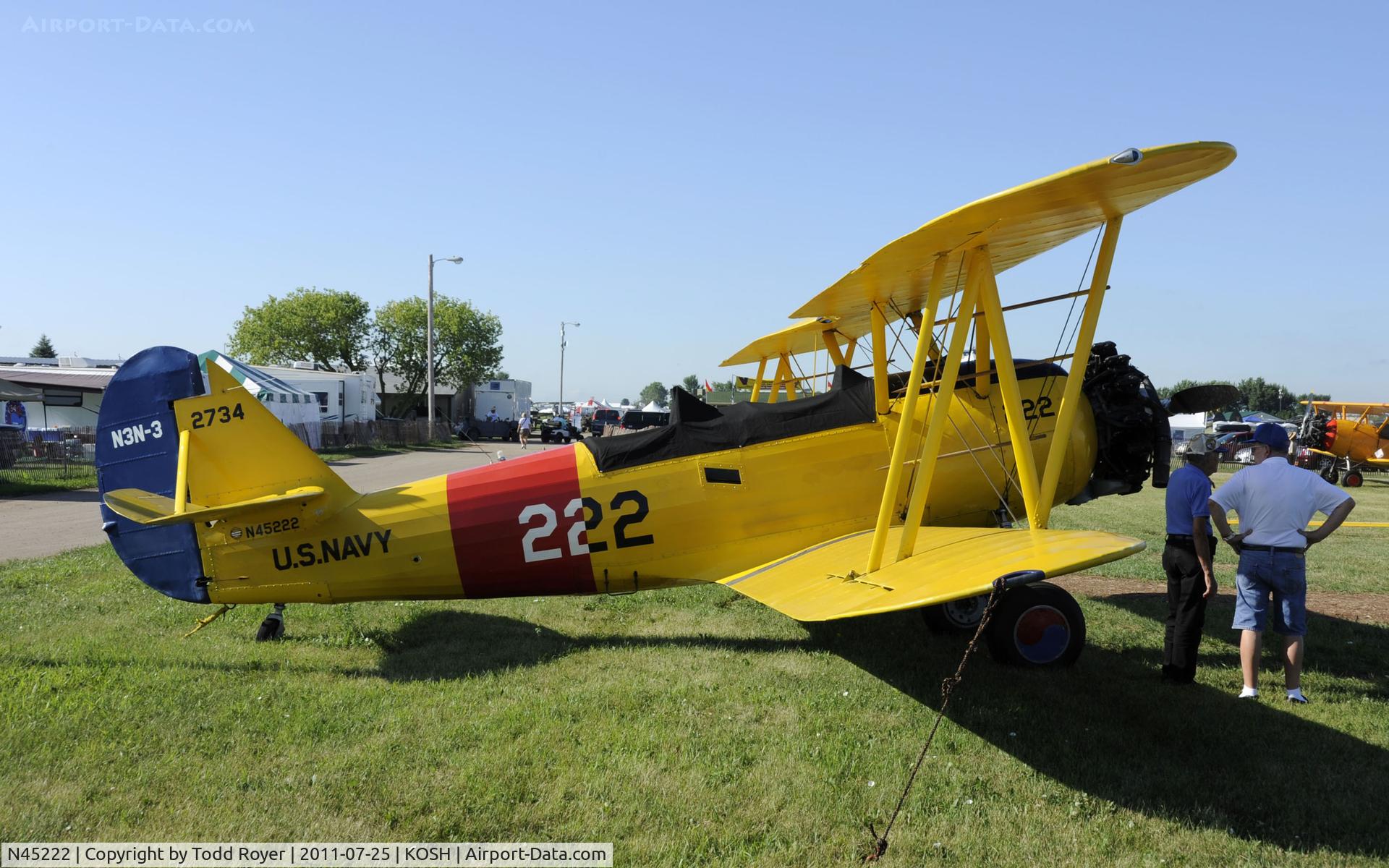 N45222, 1941 Naval Aircraft Factory N3N-3 C/N 2734, AIRVENTURE 2011
