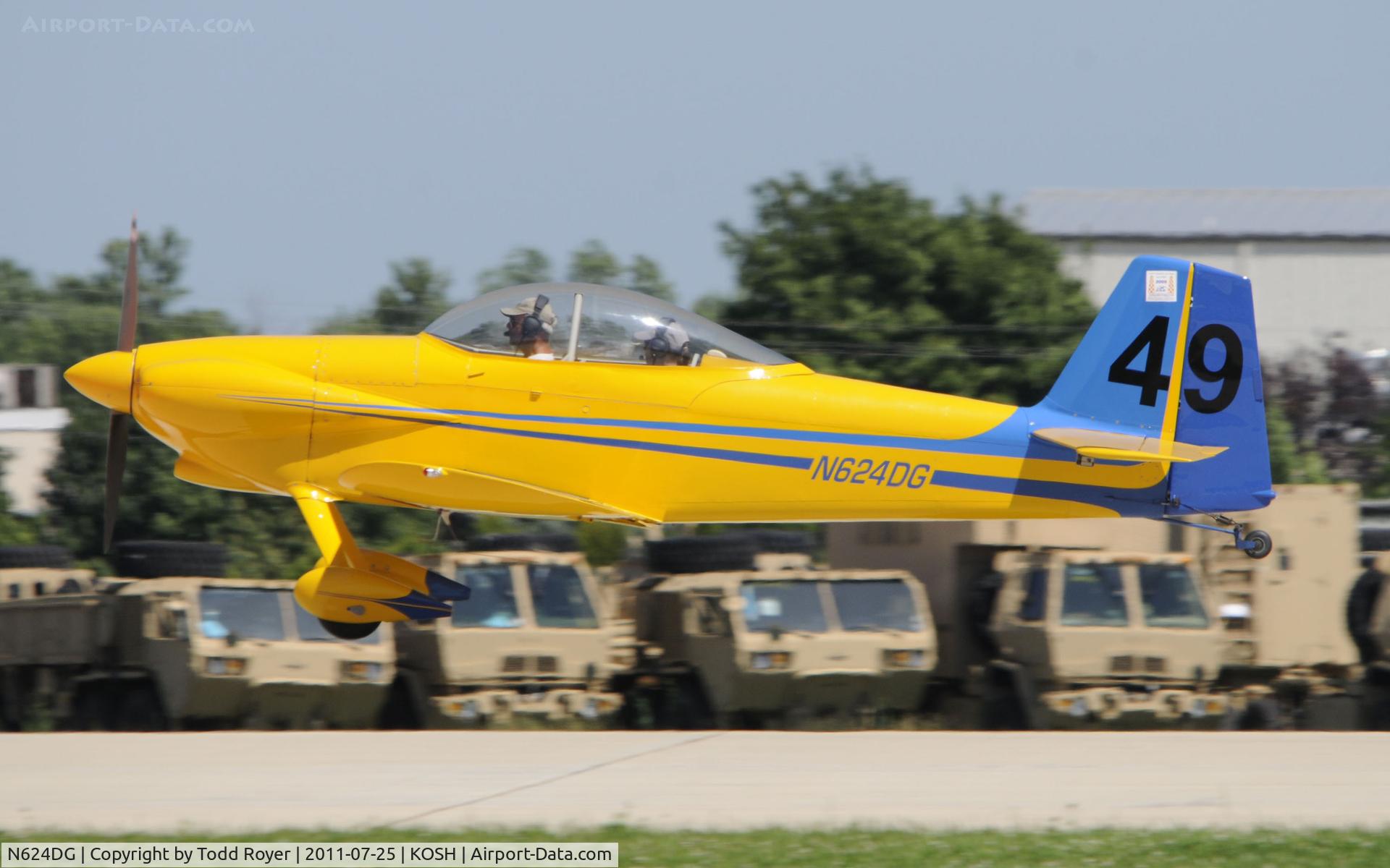 N624DG, 1998 Vans RV-4 C/N 3499, AIRVENTURE 2011