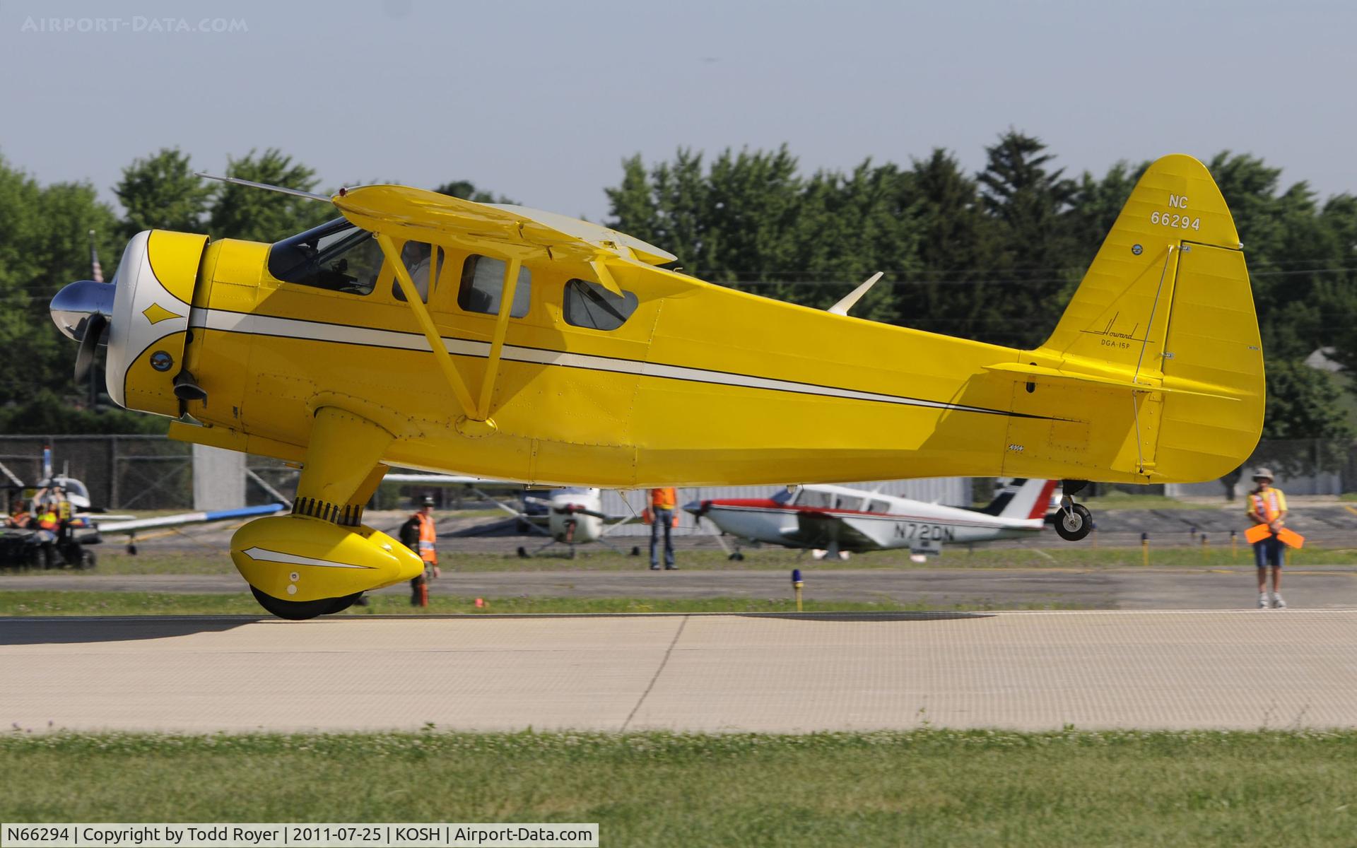 N66294, 1943 Howard Aircraft DGA-15P C/N 892, AIRVENTURE 2011