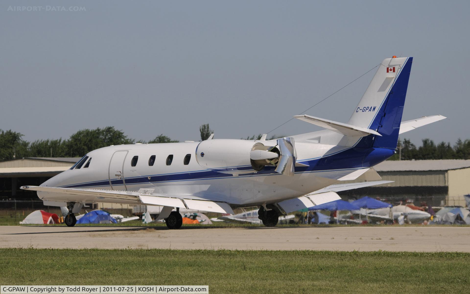 C-GPAW, 2007 Cessna 560XLS C/N 560-5681, AIRVENTURE 2011