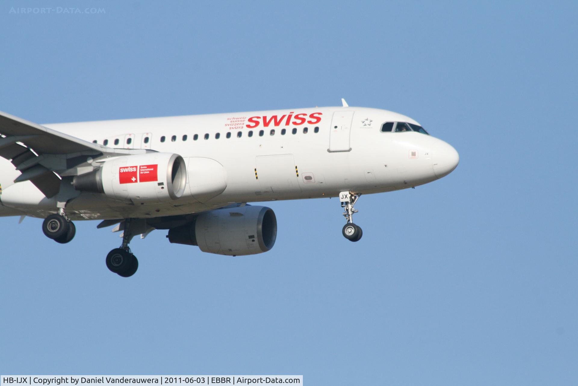 HB-IJX, 2002 Airbus A320-214 C/N 1762, Arrival of flight LX786 to RWY 02