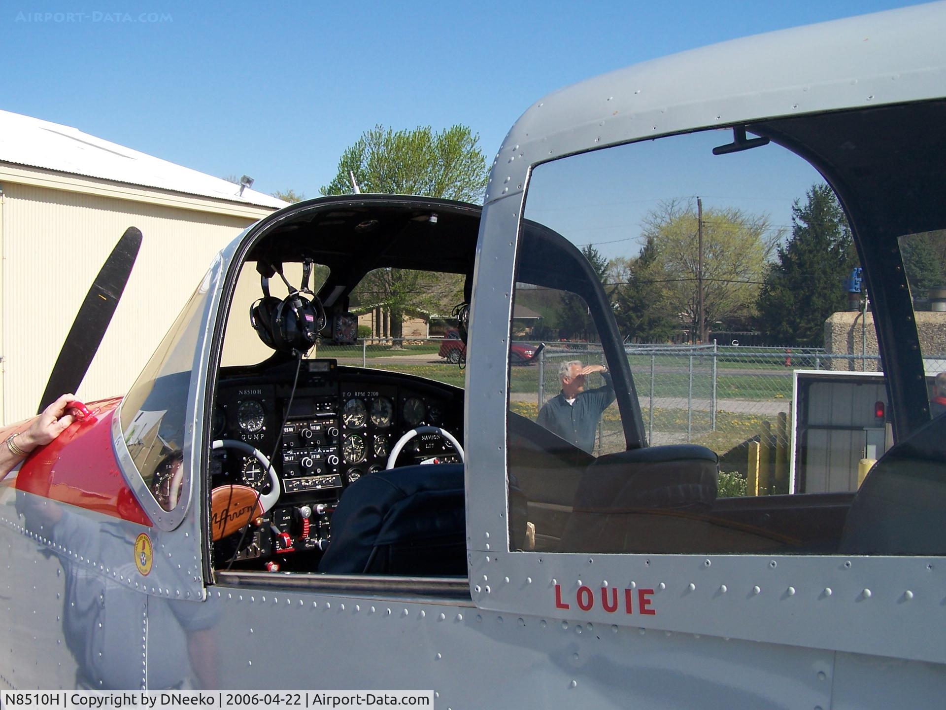 N8510H, 1947 North American Navion (NA-145) C/N NAV-4-510, N8510H @ SMD.  Owner passed away and had to be sold. We're all hoping it's being cared for.  RIP Louie