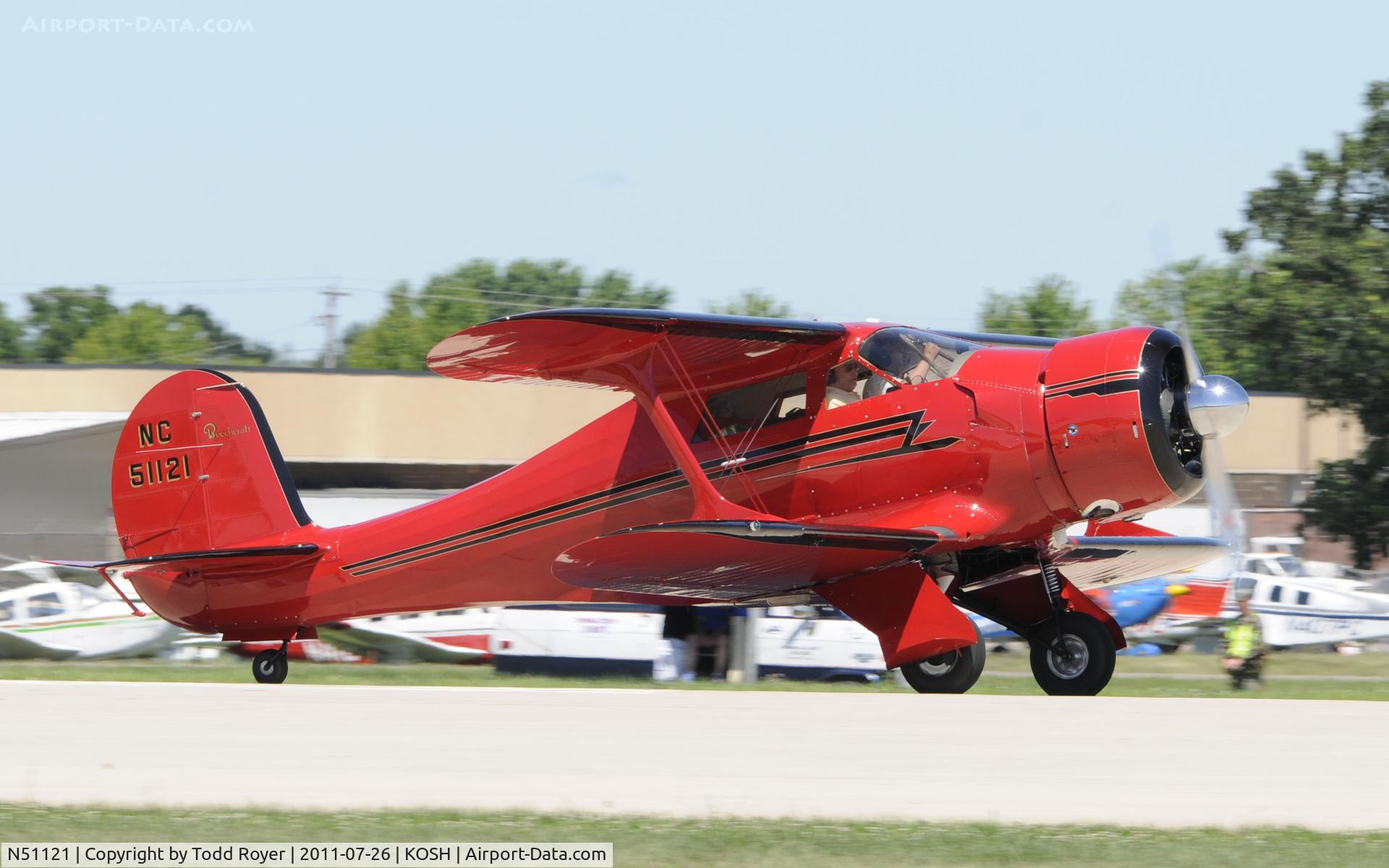 N51121, 1945 Beech D17S Staggerwing C/N 4914, AIRVENTURE 2011
