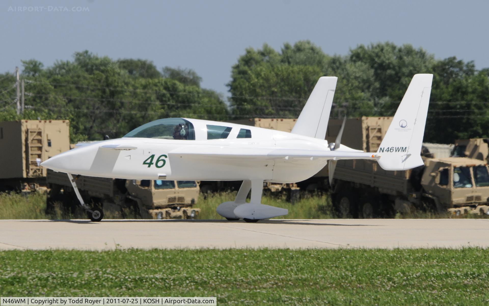 N46WM, 1997 Co-Z Cozy Mark III C/N 31, AIRVENTURE 2011