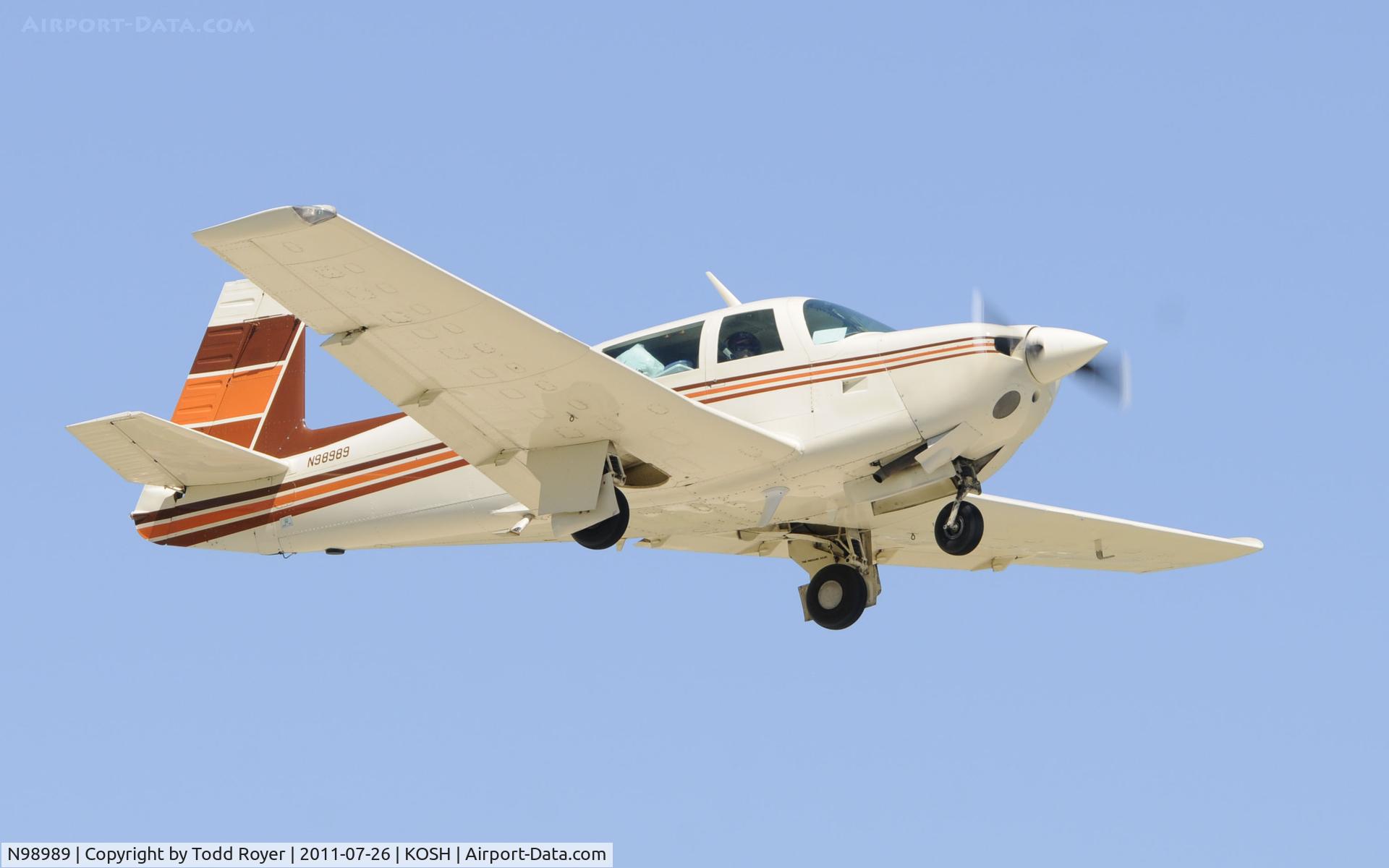N98989, 1981 Mooney M20J 201 C/N 24-1088, AIRVENTURE 2011