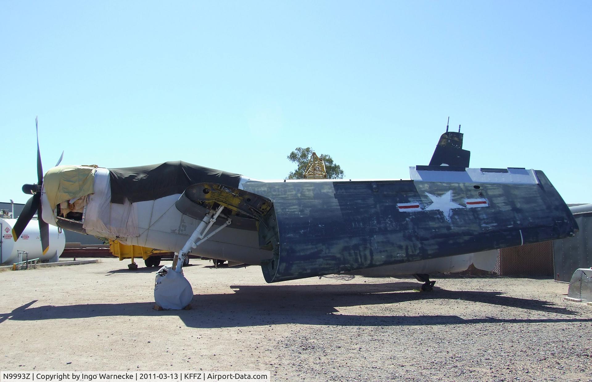 N9993Z, 1940 Grumman AF-2S C/N 126731, Grumman AF-2S Guardian (being restored) at the CAF Arizona Wing Museum, Mesa AZ