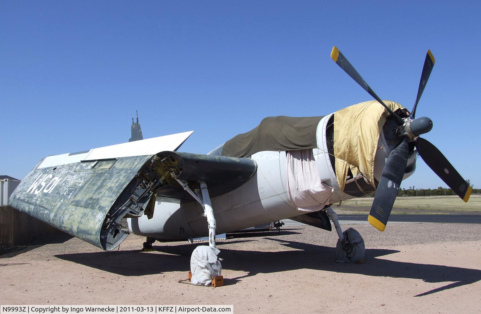 N9993Z, 1940 Grumman AF-2S C/N 126731, Grumman AF-2S Guardian (being restored) at the CAF Arizona Wing Museum, Mesa AZ