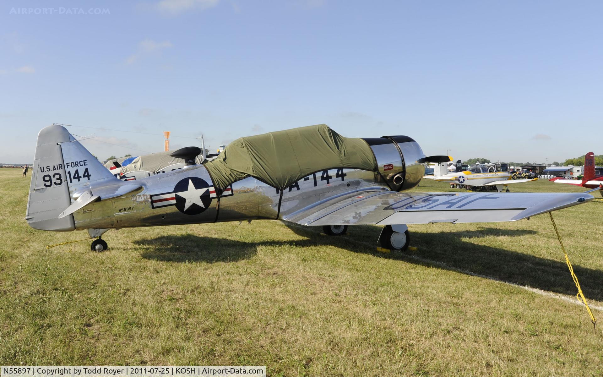 N55897, 1949 North American T-6G Texan C/N 168-248, AIRVENTURE 2011