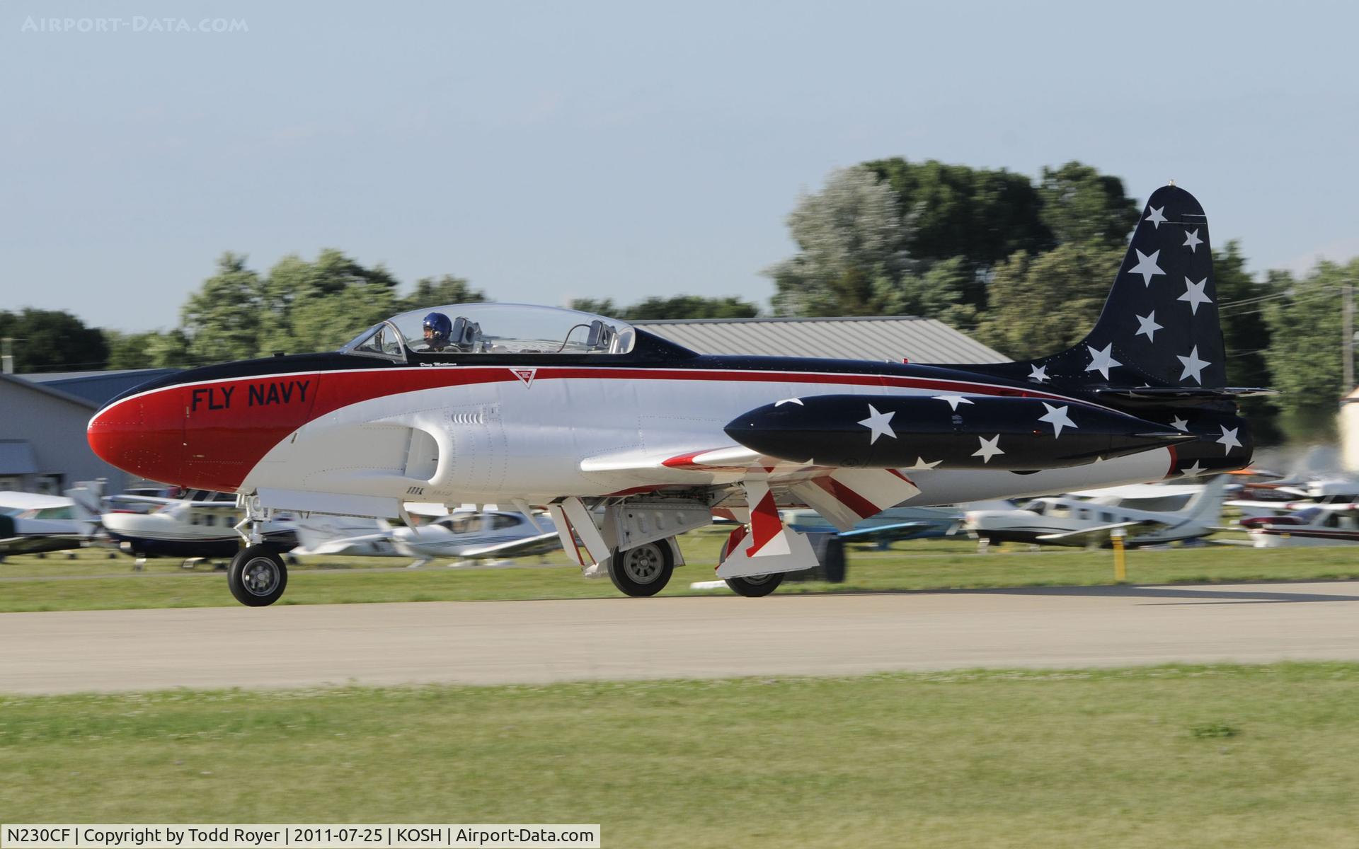 N230CF, 1953 Canadair CT-133 Silver Star 3 C/N T33-24, AIRVENTURE 2011