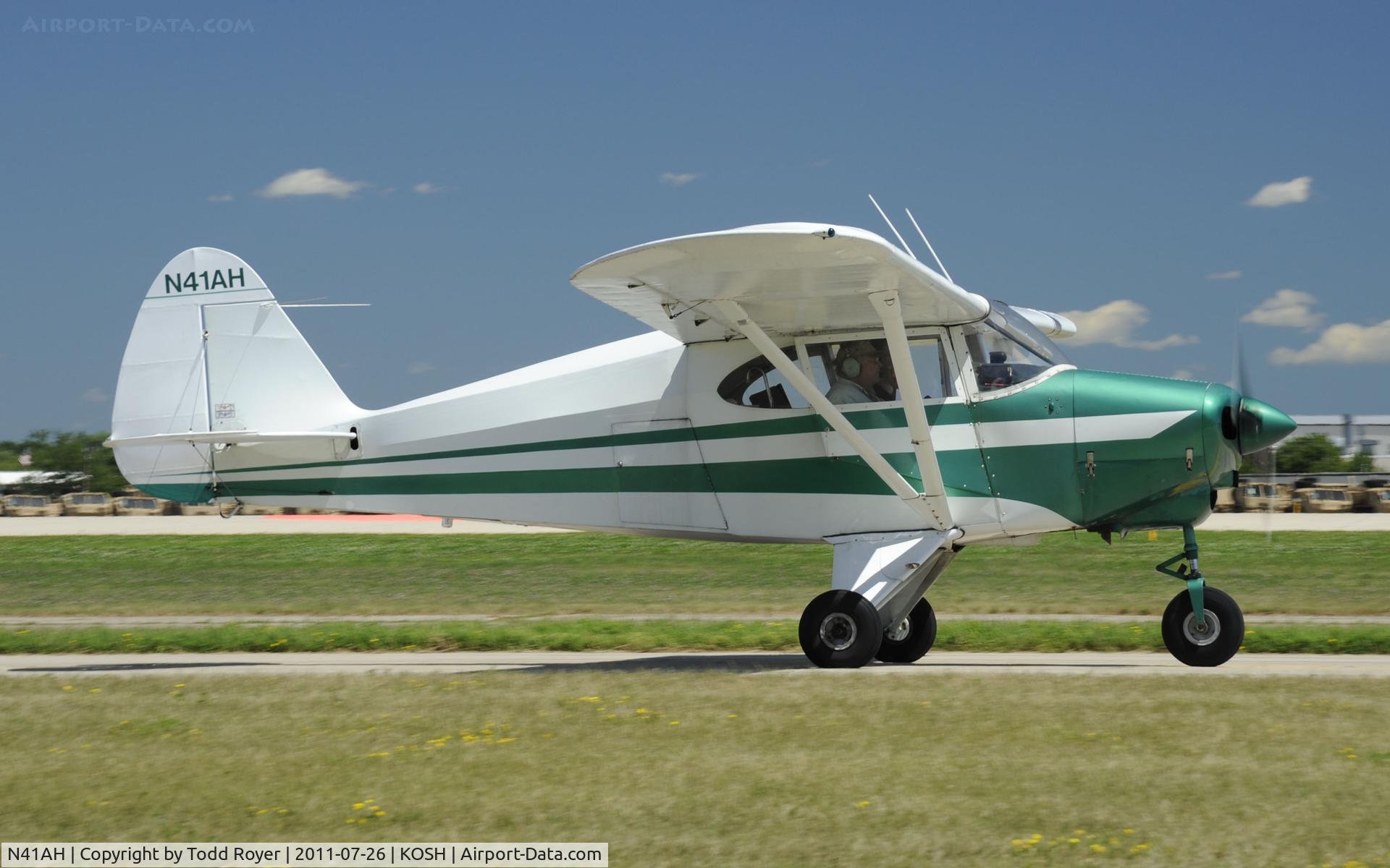 N41AH, 1954 Piper PA-22-135 Tri-Pacer C/N 22-1899, AIRVENTURE 2011