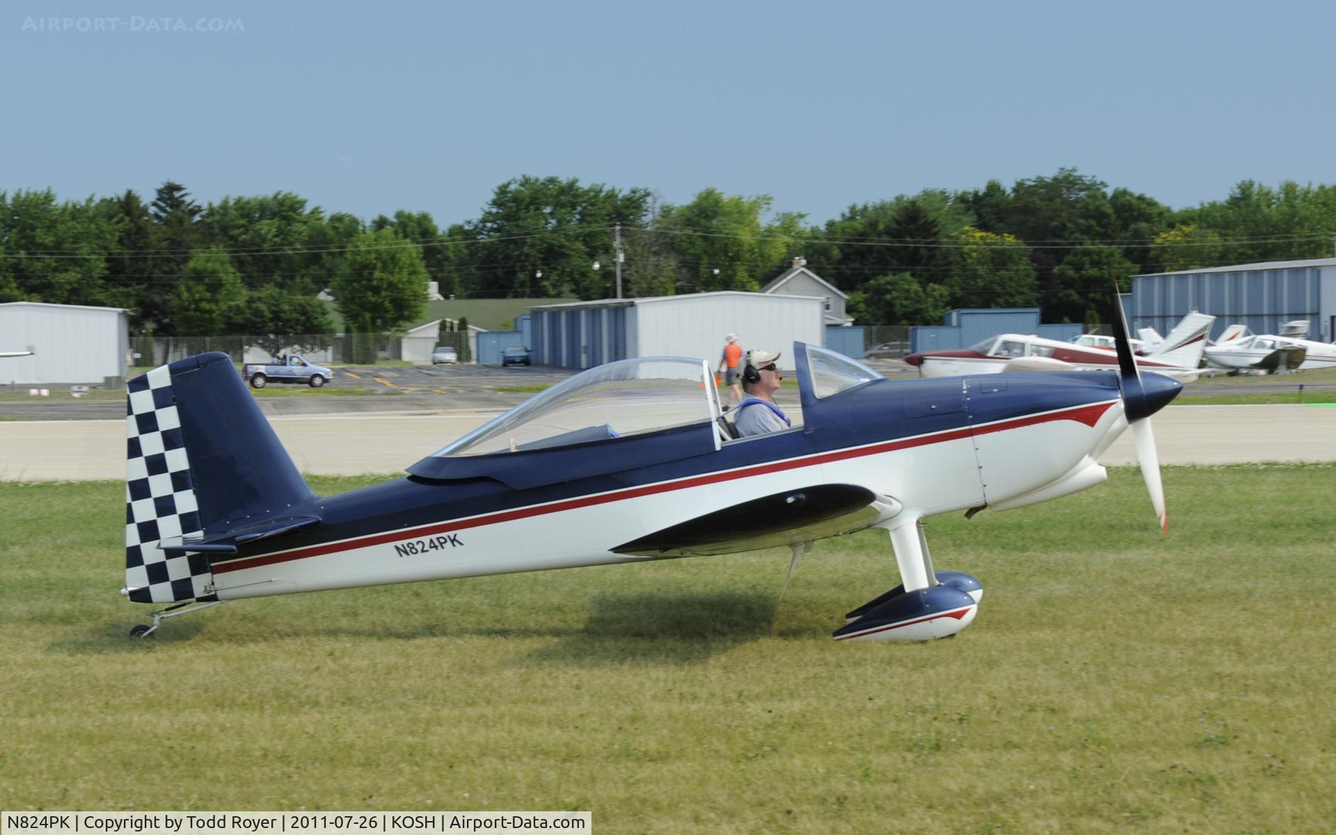 N824PK, 2004 Vans RV-8 C/N 81048, AIRVENTURE 2011