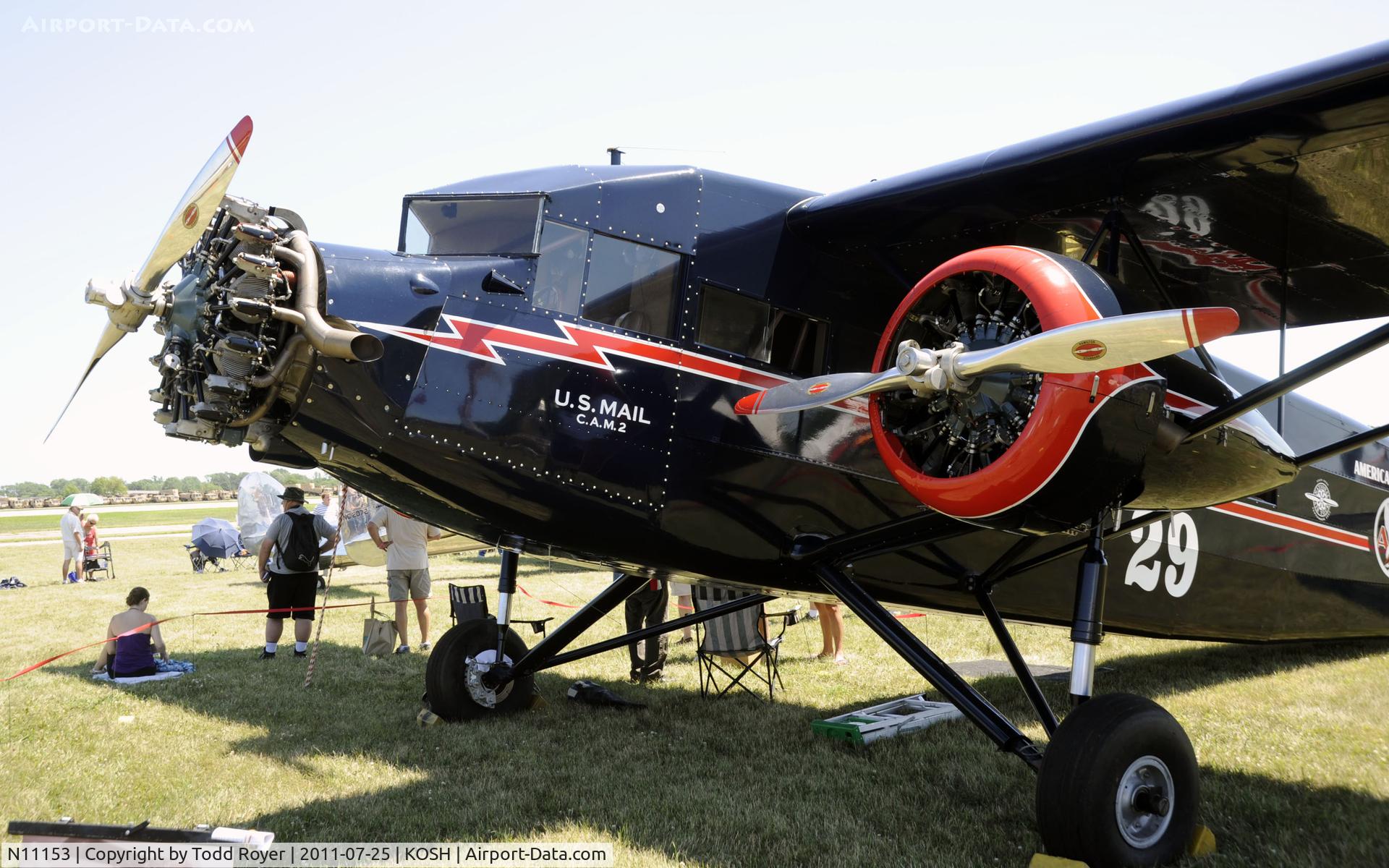N11153, 1931 Stinson SM-6000-B C/N 5021, AIRVENTURE 2011