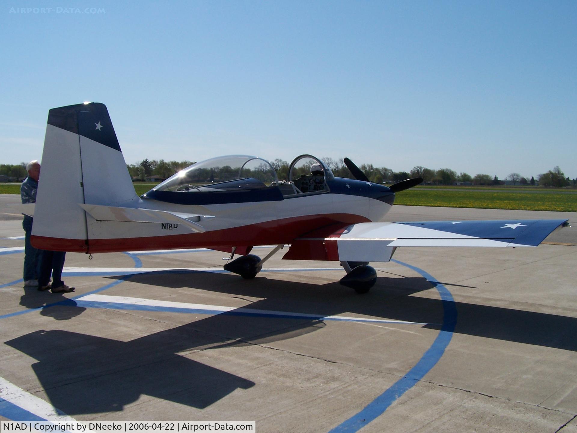 N1AD, 2001 Vans RV-8A C/N 81023, I want to say it was at Van Wert, OH?   I forgot now...needless to say, it's a beautiful airplane.