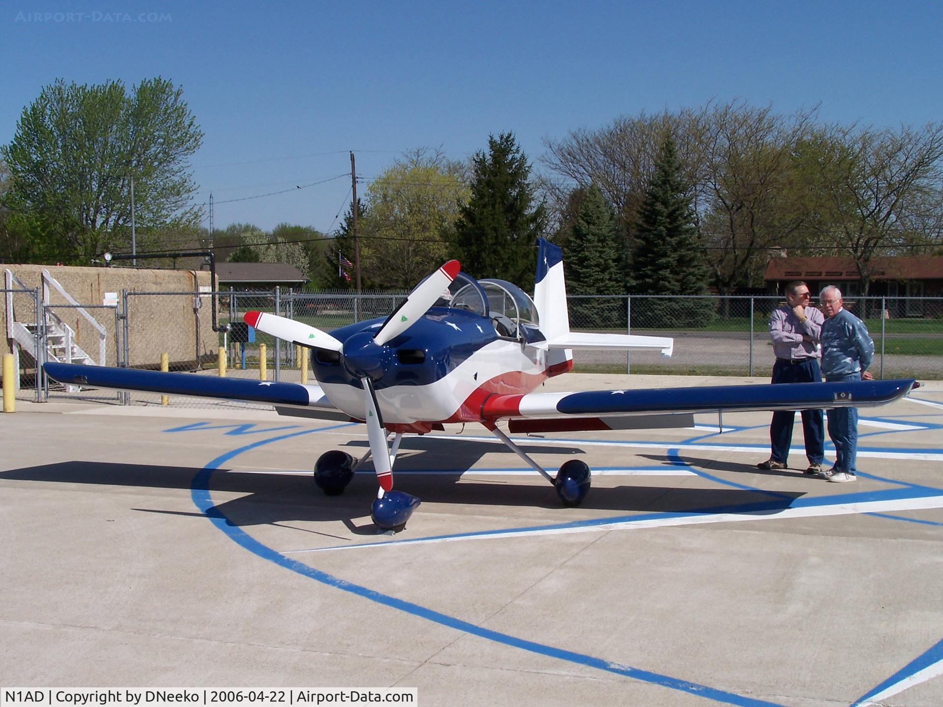 N1AD, 2001 Vans RV-8A C/N 81023, I want to say it was at Van Wert, OH?   I forgot now...needless to say, it's a beautiful airplane.