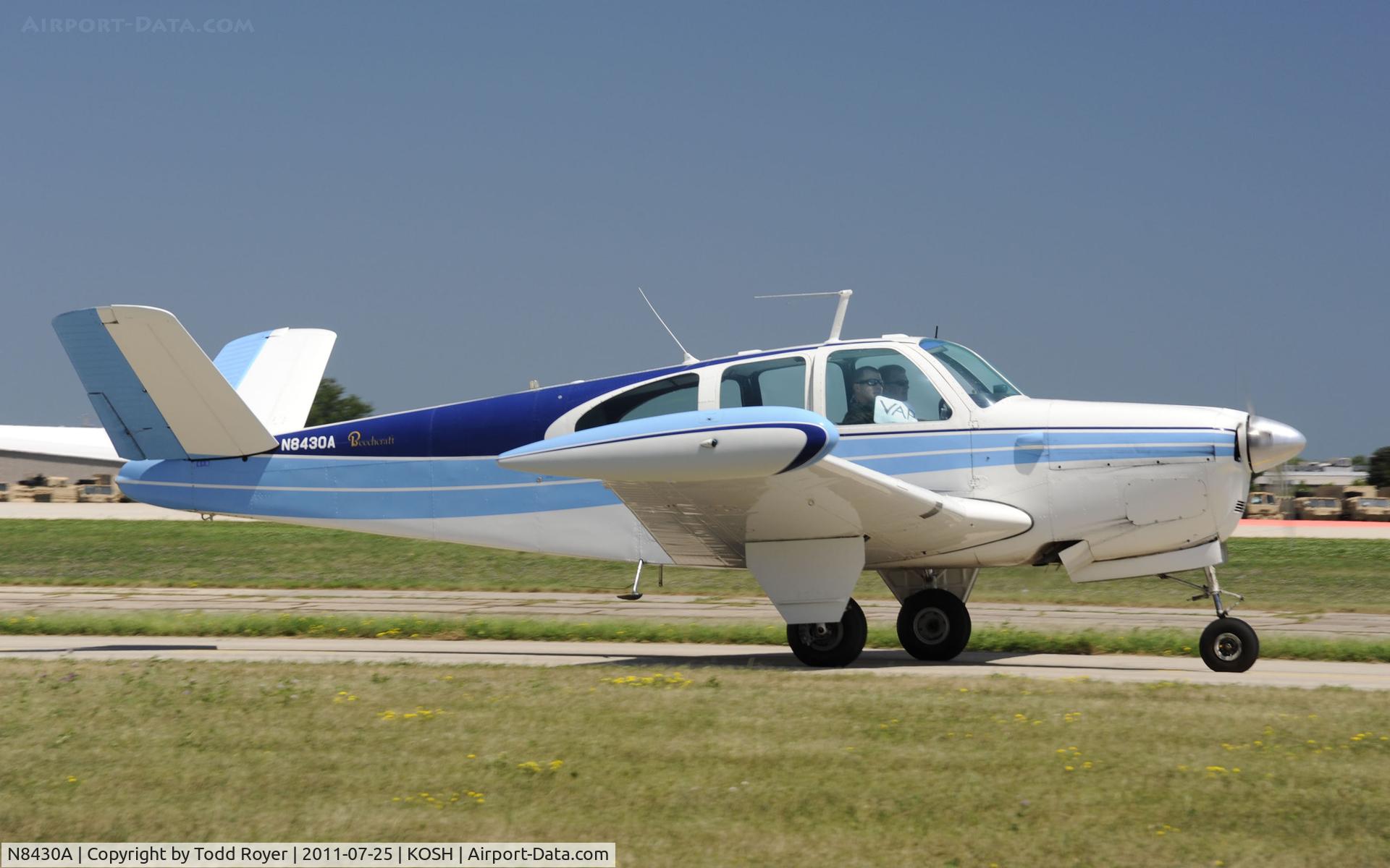 N8430A, 1948 Beech A35 Bonanza C/N D-1844, AIRVENTURE 2011