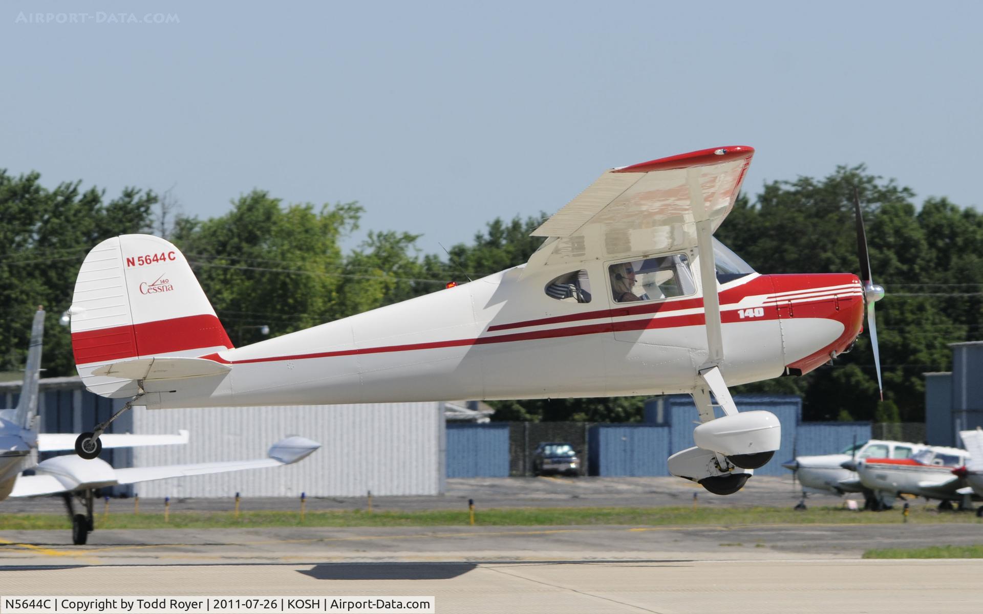 N5644C, 1950 Cessna 140A C/N 15598, AIRVENTURE 2011