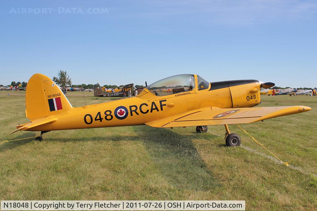 N18048, 1956 De Havilland Canada DHC-1B-2-S5 Chipmunk Mk2 C/N 186-224, 1956 Dehavilland DHC-1B-2-S5, c/n: 186/224
ex CAF18048 at 2011 Oshkosh
