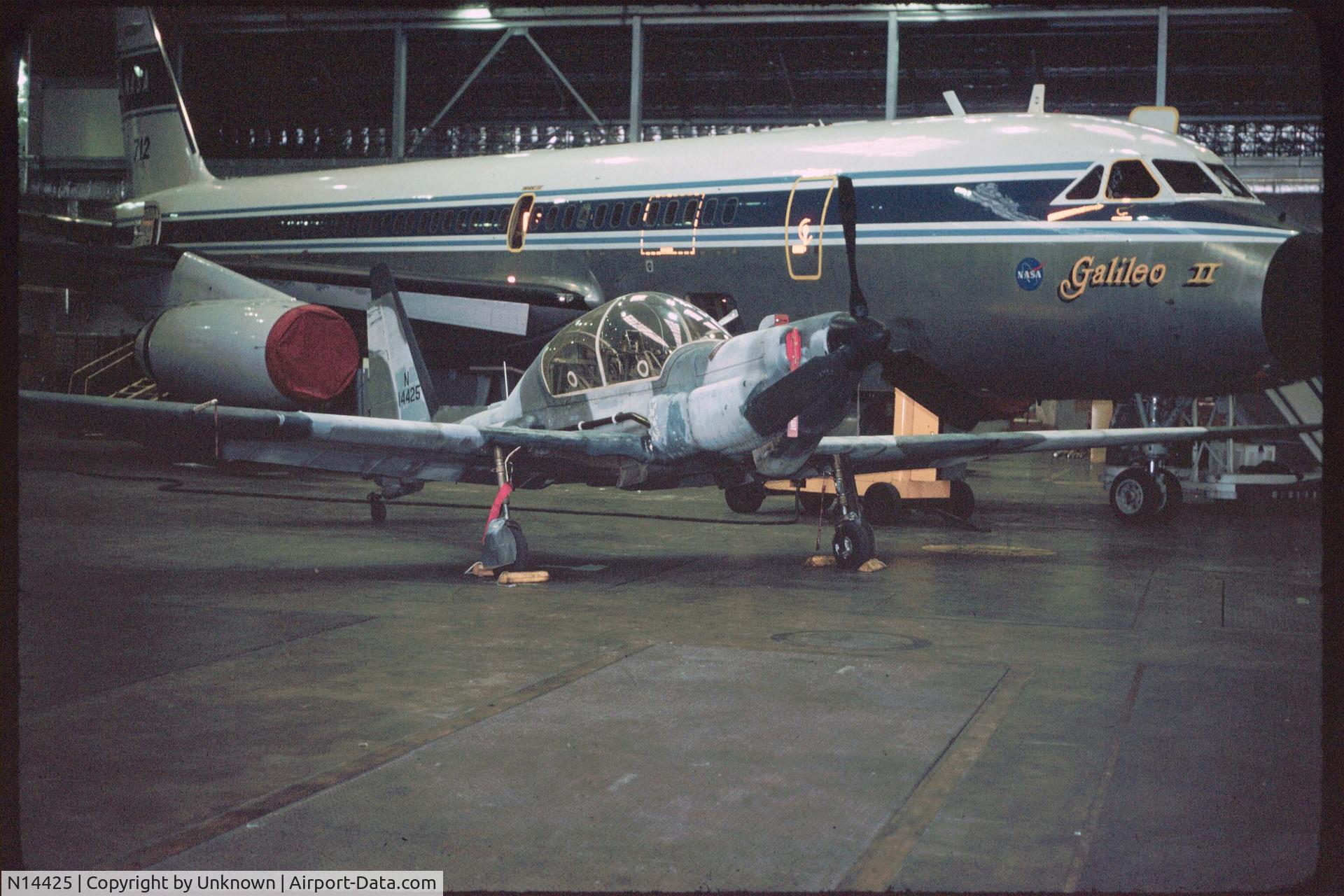 N14425, Lockheed YO-3A C/N 69-18006, YO-3A used by FBI and demonstrated to NASA in early 1970's